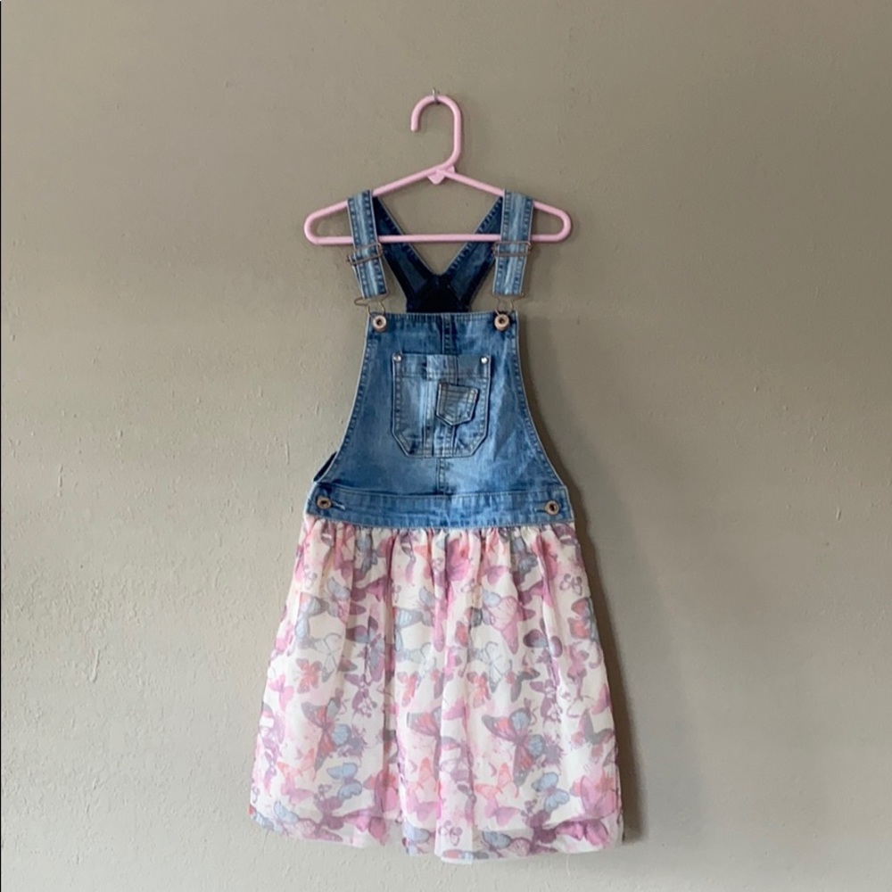 pink and purple butterfly dress